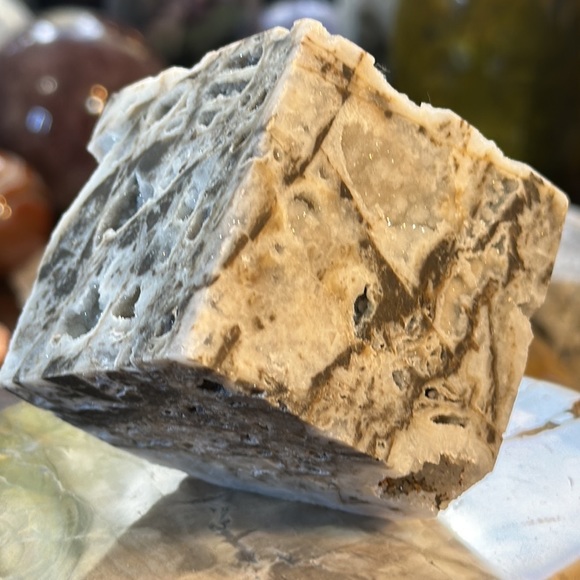 🎄SALE🎄Sphalerite Crystal Cube With Druzy! - Picture 4 of 11